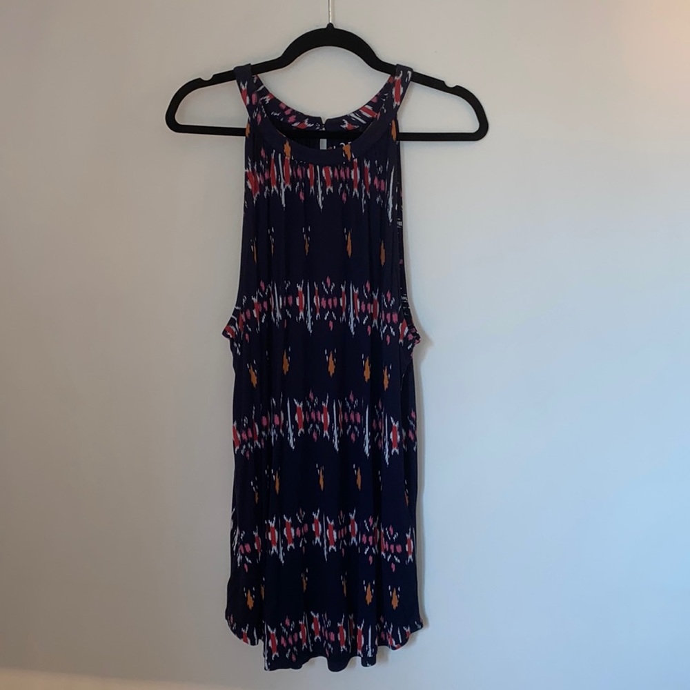 Ann Taylor Loft Plus Ikat Tank